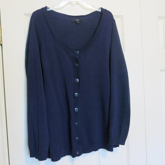 Ellos Sweaters - Navy cardigan by Ellos